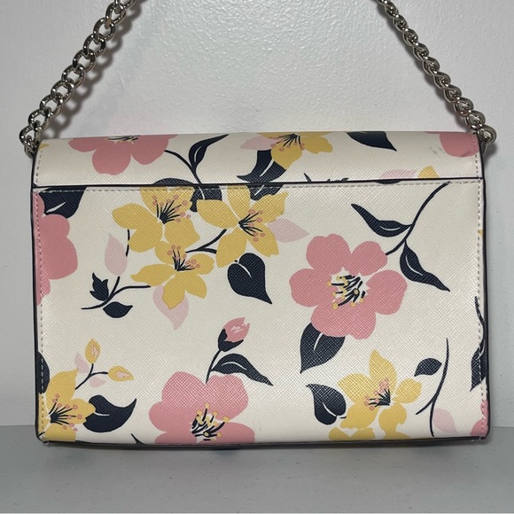 NWT Kate Spade NY Carson Cream/Multi Lily Blooms Crossbody - Picture 3 of 14